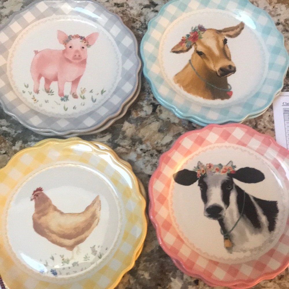 Pioneer Woman Desert/Appetizer plates-NWT